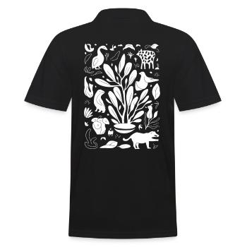 Maya Gott Mayanische Mythologie Alter Gott Yum - Männer Poloshirt - Schwarz - Hinten - Kai (181cm)
