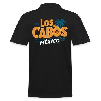 Los Cabos, Mexique, Vacances Souvenirs - Polo Homme - noir - Dos - Kai (181cm)