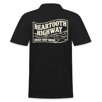 Beartooth Highway Road Trip Squad Aventure - Polo Homme - noir - Dos - Kai (181cm)