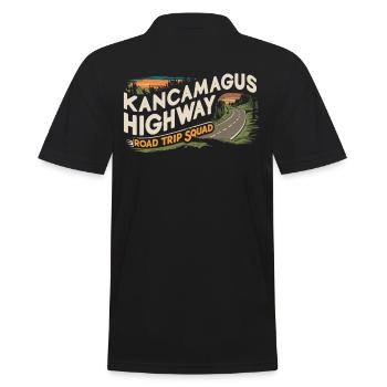 Kancamagus Highway Road Trip Squad Adventure - Polo Homme - noir - Dos - Kai (181cm)