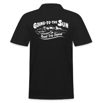Going To The Sun Road Trip Squad Adventure Graphismes - Polo Homme - noir - Dos - Kai (181cm)