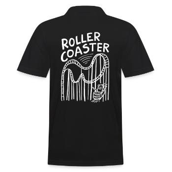 Des montagnes russes amusantes pour les accros à l’adrénaline - Polo Homme - noir - Dos - Kai (181cm)