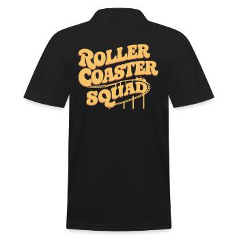 Roller Coaster Squad Achterbahn Fans - Polo Homme - noir - Dos - Kai (181cm)