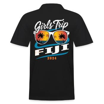 Voyage entre filles aux Fidji 2024 (Garantie du prix le plus bas) - Polo Homme - noir - Dos - Kai (181cm)