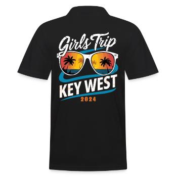 Voyage entre filles Key West 2024 - Polo Homme - noir - Dos - Kai (181cm)