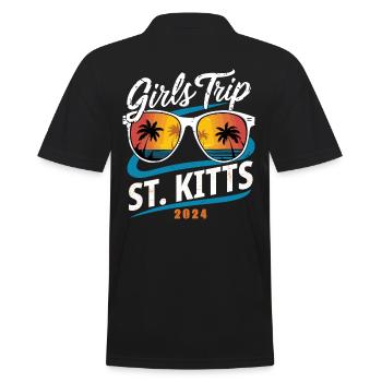 Voyage entre filles à Saint-Kitts 2024 - Polo Homme - noir - Dos - Kai (181cm)