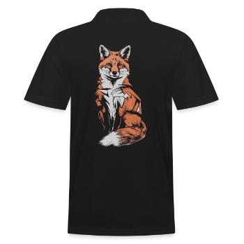 Fuchs Design artistique avec style - Polo Homme - noir - Dos - Kai (181cm)