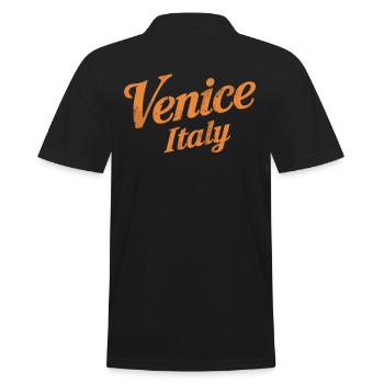 Venise, Italie, Souvenirs, - Polo Homme - noir - Dos - Kai (181cm)