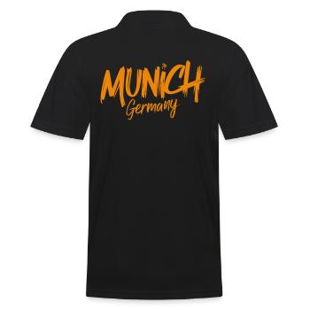 Souvenir de Munich Allemagne pour les voyageurs - Polo Homme - noir - Dos - Kai (181cm)
