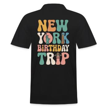 Voyage d’anniversaire à New York - Polo Homme - noir - Dos - Kai (181cm)