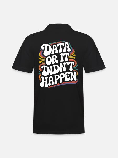 Data Analyst Data Scientist Data Engineer - Data - Men's Polo Shirt - black