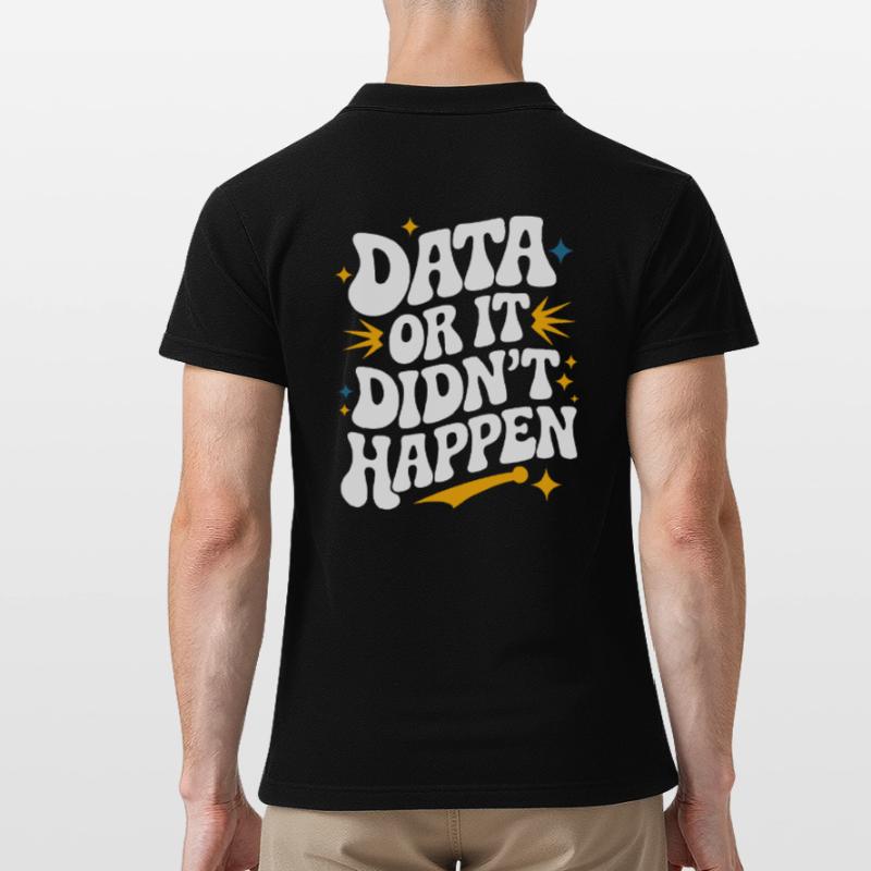 Data Analyst Data Scientist Data Engineer: Men's Polo Shirt