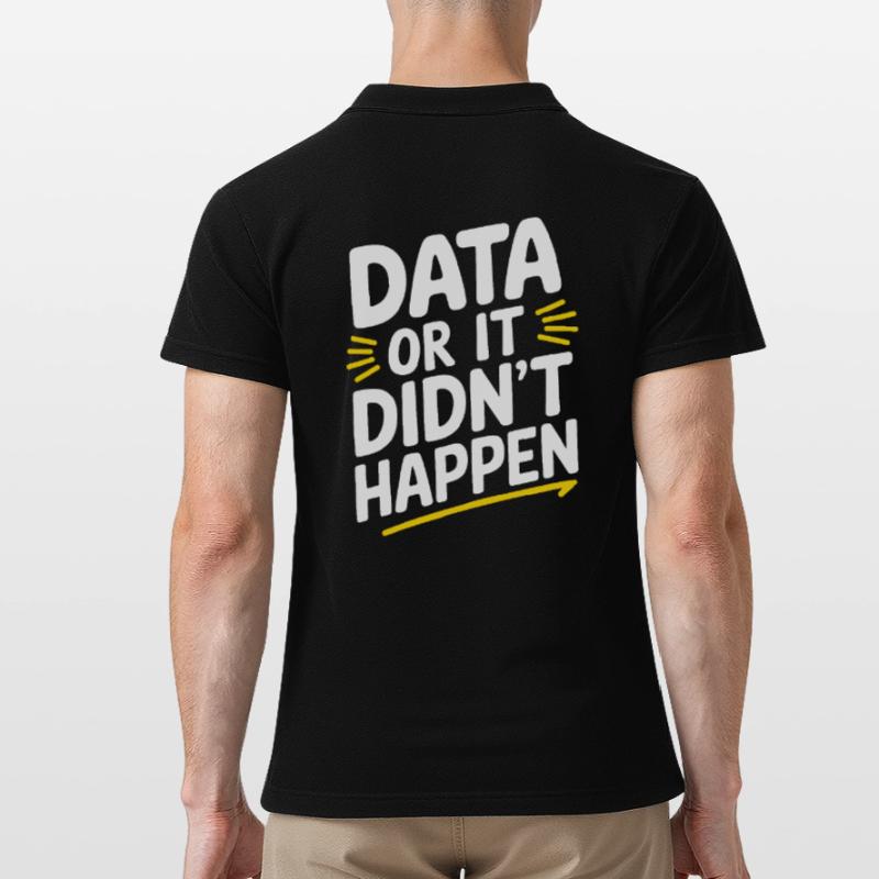 Data Analyst Data Scientist Data Engineer - Data Männer Poloshirt