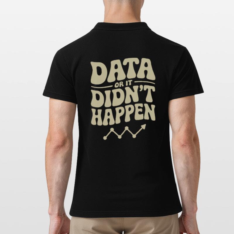 Data Analyst Data Scientist Data Men's Polo Shirt