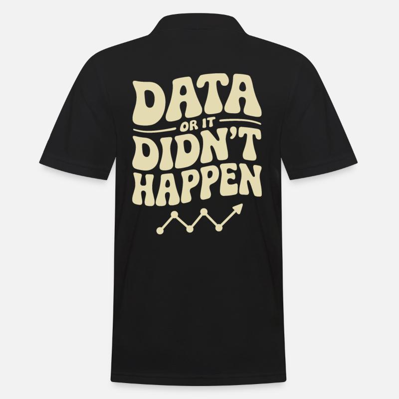 Data Analyst Data Scientist Data - Polo Homme - noir