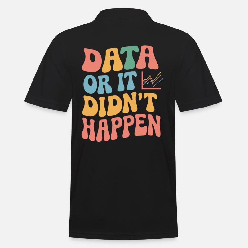 Data Analyst Data Scientist Data Engineer - - Men's Polo Shirt - black