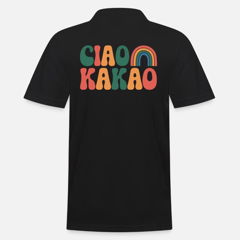 Ciao Kakao - Männer Poloshirt - Schwarz