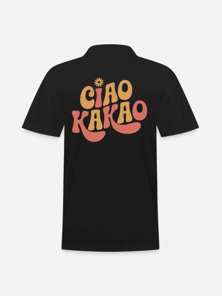 Ciao Cocoa - Men's Polo Shirt - black