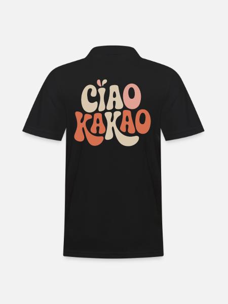 Ciao Cocoa - Men's Polo Shirt - black