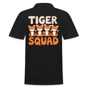 Tiger Group Design Tiger Squad - Polo Homme - noir - Dos - Kai (181cm)