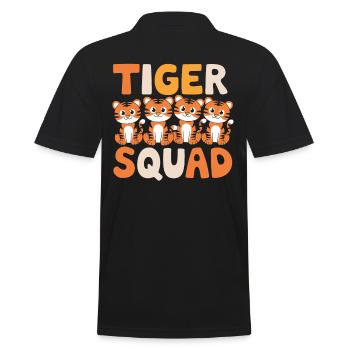 Tiger Group Design Tiger Squad - Polo Homme - noir - Dos - Kai (181cm)