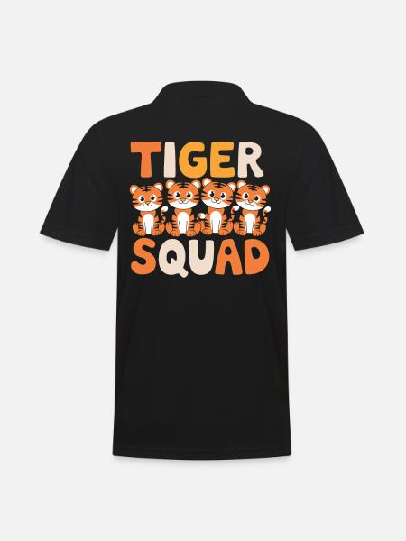 Tiger Group Design Tiger Squad - Polo Homme - noir