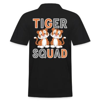 Tiger Group Design Tiger Squad - Polo Homme - noir - Dos - Kai (181cm)