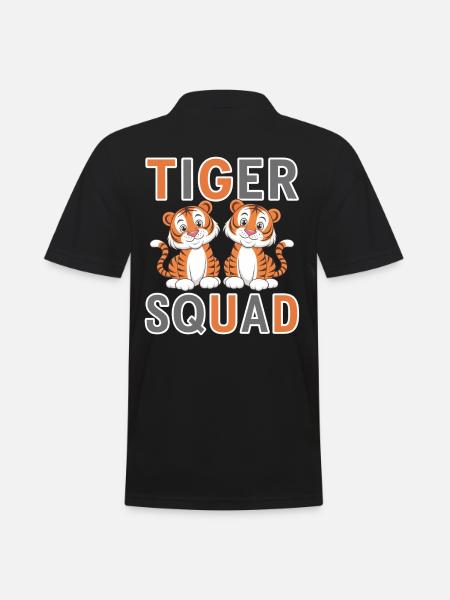 Tiger Group Design Tiger Squad - Polo Homme - noir