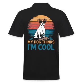 Propriétaire d’un Jack Russell Terrier - Polo Homme - noir - Dos - Kai (181cm)