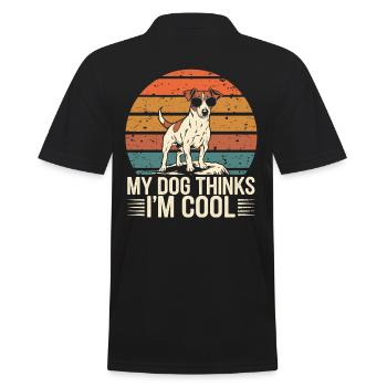 Propriétaire d’un Jack Russell Terrier - Polo Homme - noir - Dos - Kai (181cm)