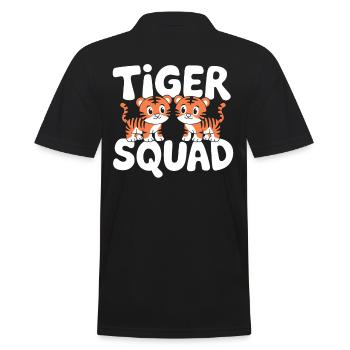 Tiger Group Design Tiger Squad - Polo Homme - noir - Dos - Kai (181cm)
