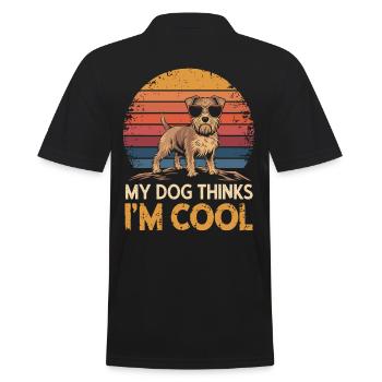 Yorkshire Terrier Yorkie Propriétaire de chien Cool - Polo Homme - noir - Dos - Kai (181cm)