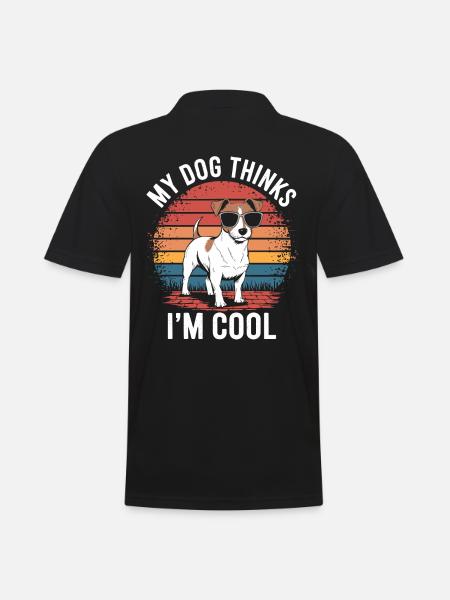 Jack Russell Terrier Owner - Men's Polo Shirt - black