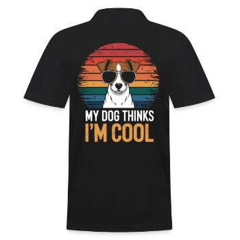 Propriétaire d’un Jack Russell Terrier - Polo Homme - noir - Dos - Kai (181cm)