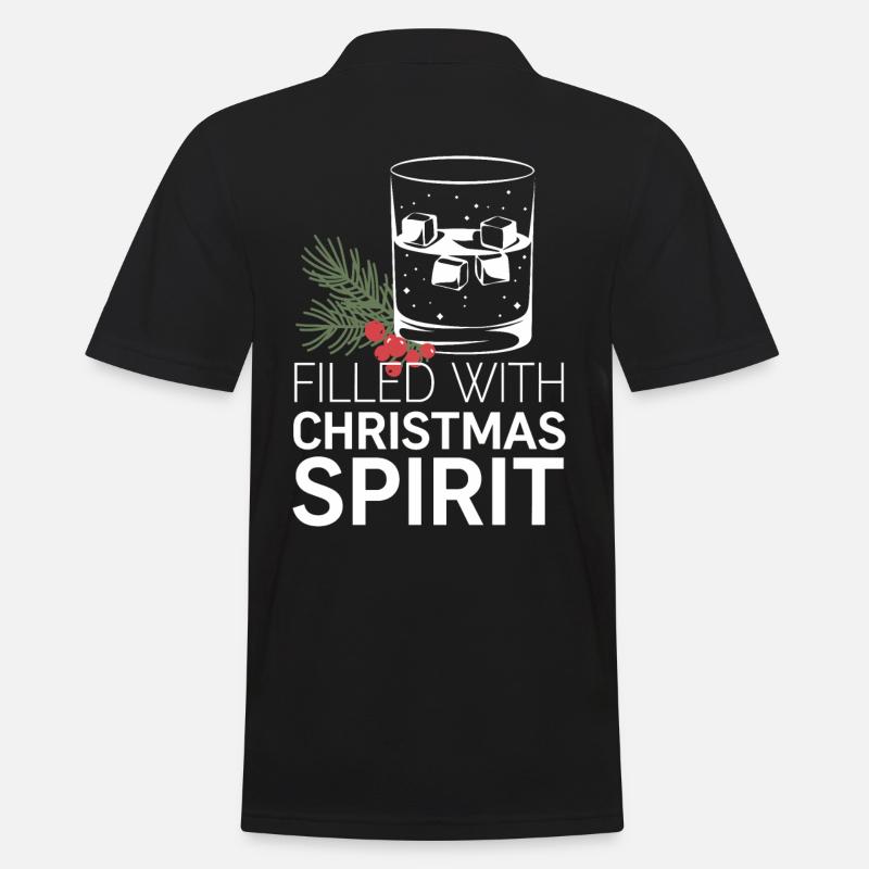Rempli d’ de Noël - Polo Homme - noir