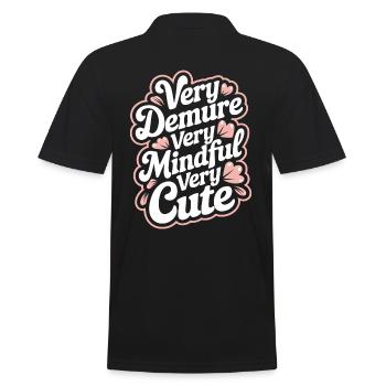 Très retenu, très attentif, très doux - Polo Homme - noir - Dos - Kai (181cm)
