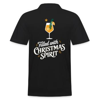 Rempli d’ de Noël - Polo Homme - noir - Dos - Kai (181cm)