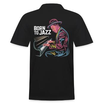 Born To Jazz : l’art magistral du piano - Polo Homme - noir - Dos - Kai (181cm)