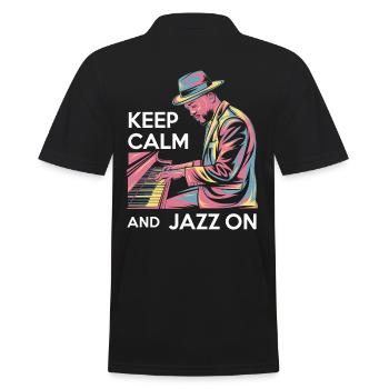 Détendez-vous et profitez de la musique jazz - Polo Homme - noir - Dos - Kai (181cm)