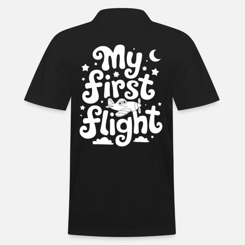 My First Flight Imaginative Adventure - Men's Polo Shirt - black