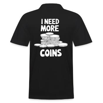 J’ai besoin de plus de pièces Numismatique - Polo Homme - noir - Dos - Kai (181cm)
