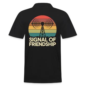 Signal De L’Amitié Amateurfunk Radio Amateur - Polo Homme - noir - Dos - Kai (181cm)