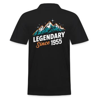 Légendaire depuis 1955 Randonneur Anniversaire Randonnée en montagne - Polo Homme - noir - Dos - Kai (181cm)