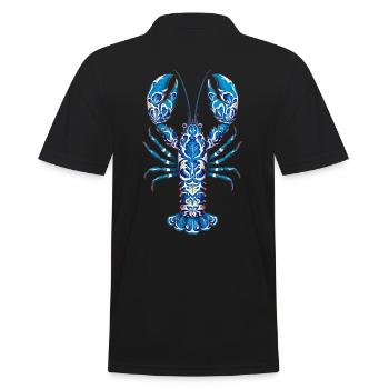 Motifs colorés Imprimé Homard - Imprimé Homard - Polo Homme - noir - Dos - Kai (181cm)