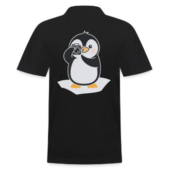 Photographie Pingouin pour les photographes Hobby Photography - Polo Homme - noir - Dos - Kai (181cm)