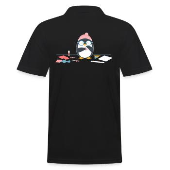 Pingouin Artisanat Plaisir Artisanat Loisir Joie - Polo Homme - noir - Dos - Kai (181cm)