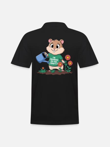 Ich Wachse Auf Dir, Oder? - Männer Poloshirt - Schwarz