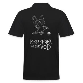 Messager Le Vide Mystique Corbeau Art - Polo Homme - noir - Dos - Kai (181cm)