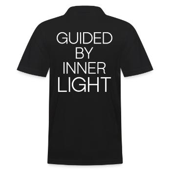 Guidés par la lumière intérieure inspirée - Polo Homme - noir - Dos - Kai (181cm)