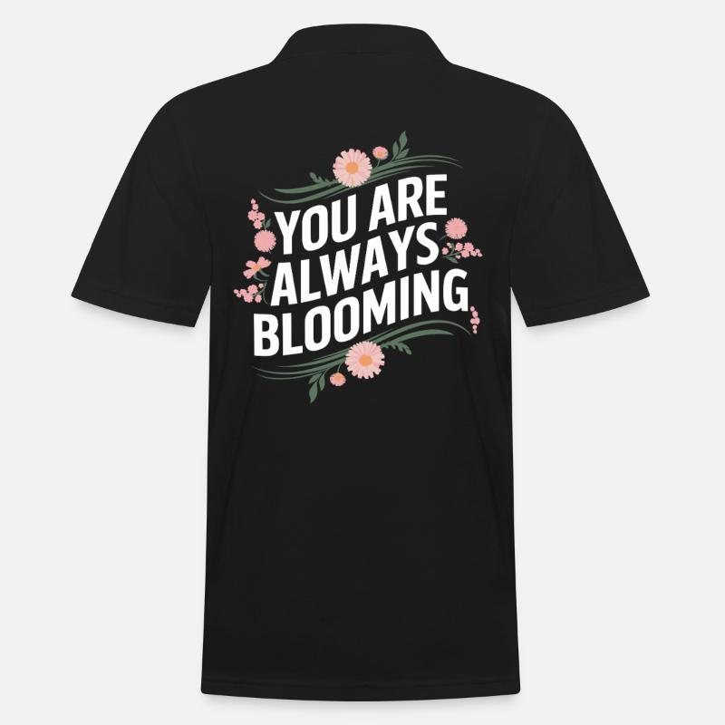 Sei sempre in fiore - Polo da uomo - nero